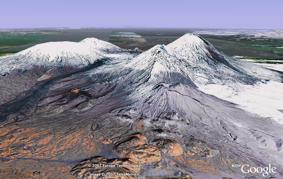 Klyuchevskoy Groud--Google Earth 