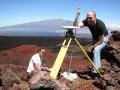 Tom and Richard on Mauna Loa.