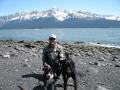 I took Cooper and Daisy for a stroll along the beach in Seward.