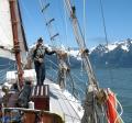 We went on a short sailing excersion in Resurrection Bay.