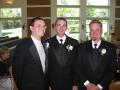 The Groom with his Best Man and brother, Mike, and Groom's man, Patrick.