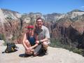 Tom and Kelly on Angel's Rock.
