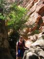 Kelly in Hidden Canyon.
